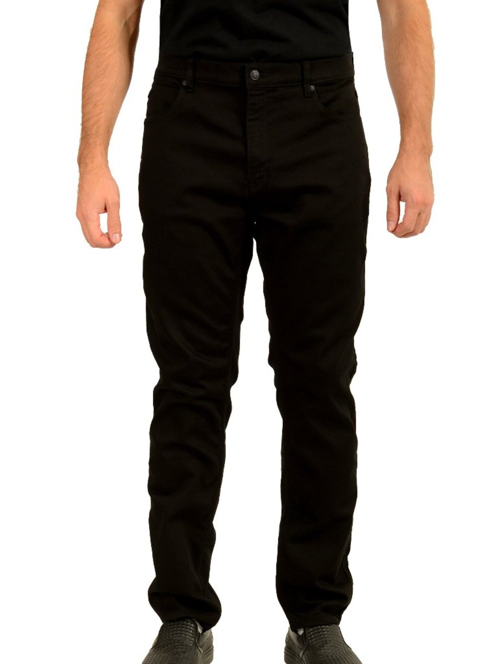 Hugo Boss "Hugo 708" Black Straight Leg Jeans US 38/32 IT 38/32